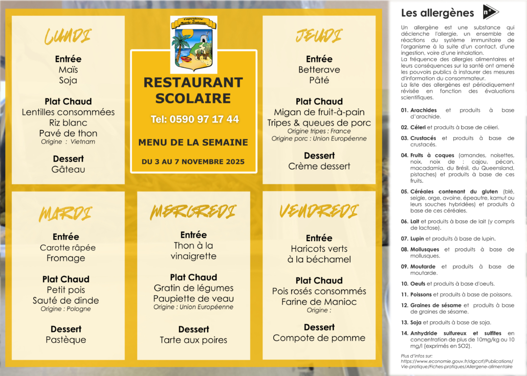 Menu_03-07 novembre 2025
